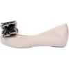 imagemini melissa Ultragirl Classic Bow Ballet Flats for KidsBeigeBlack