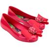 imagemini melissa Girls Sweet Love  Disney Princess Jelly Ballet Flat for Kids  Jelly Ballerina Shoes for Girls DisneyInspired Ballet FlatSnow White  Red