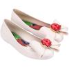 imagemini melissa Girls Sweet Love  Disney Princess Jelly Ballet Flat for Kids  Jelly Ballerina Shoes for Girls DisneyInspired Ballet FlatSnow White  WhiteRed