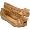 imagemini melissa Girls Ultragirl Springtime Kids Ballet FlatBeige Glitter