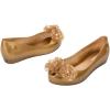 imagemini melissa Girls Ultragirl Springtime Kids Ballet FlatBeige Glitter
