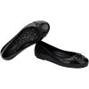imagemini melissa Sweet Love Cap Toe Ballet Flats for Big Kids  Jelly Shoes for Girls with Cute Bow Toe Accent and Adjustable StrapsBlack
