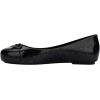 imagemini melissa Sweet Love Cap Toe Ballet Flats for Big Kids  Jelly Shoes for Girls with Cute Bow Toe Accent and Adjustable StrapsBlack