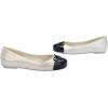 imagemini melissa Sweet Love Cap Toe Ballet Flats for Big Kids  Jelly Shoes for Girls with Cute Bow Toe Accent and Adjustable StrapsPearly WhiteBlack