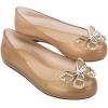 imagemini melissa Sweet Love Fly Jelly Flats for Girls Girls Ballet Flats wButterfly Design Ballerina Flats Kids Jelly ShoesBeige Glitter