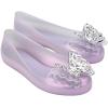 imagemini melissa Sweet Love Fly Jelly Flats for Girls Girls Ballet Flats wButterfly Design Ballerina Flats Kids Jelly ShoesPearly Lilac