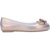 imagemini melissa Sweet Love Fly Jelly Flats for Girls Girls Ballet Flats wButterfly Design Ballerina Flats Kids Jelly ShoesPearlyGold