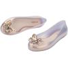 imagemini melissa Sweet Love Fly Jelly Flats for Girls Girls Ballet Flats wButterfly Design Ballerina Flats Kids Jelly ShoesPearlyGold