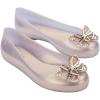 imagemini melissa Sweet Love Fly Jelly Flats for Girls Girls Ballet Flats wButterfly Design Ballerina Flats Kids Jelly ShoesPearlyGold