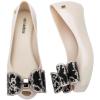 imagemini melissa Ultragirl Classic Bow Ballet Flats for KidsBeigeBlack
