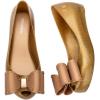 imagemini melissa Ultragirl Classic Bow Ballet Flats for KidsPearly Beige