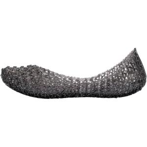 imagemini melissa Campana Papel Flats for Kids  Comfortable ampamp Cute ClosedToe Jelly Flat Shoes with Interwoven CutOut Design for GirlsBlack