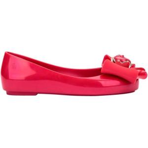 imagemini melissa Girls Sweet Love  Disney Princess Jelly Ballet Flat for Kids  Jelly Ballerina Shoes for Girls DisneyInspired Ballet FlatSnow White  Red