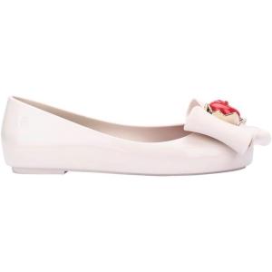 imagemini melissa Girls Sweet Love  Disney Princess Jelly Ballet Flat for Kids  Jelly Ballerina Shoes for Girls DisneyInspired Ballet FlatSnow White  WhiteRed