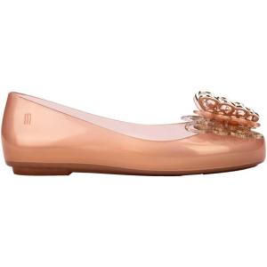 imagemini melissa Sweet Love Fly Jelly Flats for Girls Girls Ballet Flats wButterfly Design Ballerina Flats Kids Jelly ShoesGold