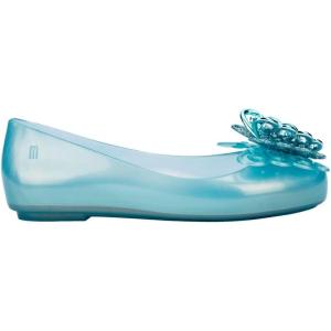 imagemini melissa Sweet Love Fly Jelly Flats for Girls Girls Ballet Flats wButterfly Design Ballerina Flats Kids Jelly ShoesPearly Blue