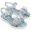imagemini melissa Mar Girls Sandals  Bubble Jelly Sandal Summer Sandals for Girls Adjustable Ankle Strap Kids Jelly ShoesGlitter ClearWhite