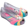 imagemini melissa Girls Ultragirl Unicorn Ballet FlatGlitter ClearPink