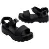 imagemini melissa Kick Off Platform Sandals for Kids  Chunky Platform Jelly Sandals for Girls Kids Summer Shoes Girls SandalsBlack
