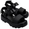 imagemini melissa Kick Off Platform Sandals for Kids  Chunky Platform Jelly Sandals for Girls Kids Summer Shoes Girls SandalsBlack
