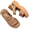imagemini melissa Kick Off Platform Sandals for Kids  Chunky Platform Jelly Sandals for Girls Kids Summer Shoes Girls SandalsGold