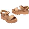 imagemini melissa Kick Off Platform Sandals for Kids  Chunky Platform Jelly Sandals for Girls Kids Summer Shoes Girls SandalsGold