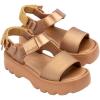 imagemini melissa Kick Off Platform Sandals for Kids  Chunky Platform Jelly Sandals for Girls Kids Summer Shoes Girls SandalsGold
