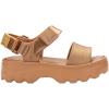 imagemini melissa Kick Off Platform Sandals for Kids  Chunky Platform Jelly Sandals for Girls Kids Summer Shoes Girls SandalsGold
