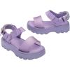 imagemini melissa Kick Off Platform Sandals for Kids  Chunky Platform Jelly Sandals for Girls Kids Summer Shoes Girls SandalsLilac