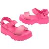 imagemini melissa Kick Off Platform Sandals for Kids  Chunky Platform Jelly Sandals for Girls Kids Summer Shoes Girls SandalsPink