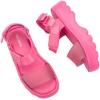 imagemini melissa Kick Off Platform Sandals for Kids  Chunky Platform Jelly Sandals for Girls Kids Summer Shoes Girls SandalsPink