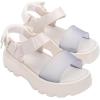 imagemini melissa Kick Off Platform Sandals for Kids  Chunky Platform Jelly Sandals for Girls Kids Summer Shoes Girls SandalsWhite