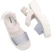 imagemini melissa Kick Off Platform Sandals for Kids  Chunky Platform Jelly Sandals for Girls Kids Summer Shoes Girls SandalsWhite