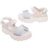 imagemini melissa Kick Off Platform Sandals for Kids  Chunky Platform Jelly Sandals for Girls Kids Summer Shoes Girls SandalsWhite