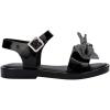 imagemini melissa Mar Girls Sandals  Bubble Jelly Sandal Summer Sandals for Girls Adjustable Ankle Strap Kids Jelly ShoesGlitter Black