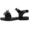 imagemini melissa Mar Girls Sandals  Bubble Jelly Sandal Summer Sandals for Girls Adjustable Ankle Strap Kids Jelly ShoesGlitter Black