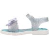 imagemini melissa Mar Girls Sandals  Bubble Jelly Sandal Summer Sandals for Girls Adjustable Ankle Strap Kids Jelly ShoesGlitter ClearWhite
