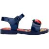 imagemini melissa Mar Girls Sandals  Bubble Jelly Sandal Summer Sandals for Girls Adjustable Ankle Strap Kids Jelly ShoesMetallic BlueRed