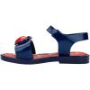 imagemini melissa Mar Girls Sandals  Bubble Jelly Sandal Summer Sandals for Girls Adjustable Ankle Strap Kids Jelly ShoesMetallic BlueRed