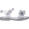imagemini melissa Mar Girls Sandals  Bubble Jelly Sandal Summer Sandals for Girls Adjustable Ankle Strap Kids Jelly ShoesPearlish SilverSilver