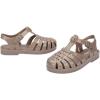 imagemini melissa Possession Kids Sandal  Comfortable Fisherman Style Kids Jelly Shoes for Toddlers and Girls Adjustable FitBeige Glitter