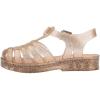 imagemini melissa Possession Kids Sandal  Comfortable Fisherman Style Kids Jelly Shoes for Toddlers and Girls Adjustable FitBeige Silver Glitter
