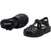 imagemini melissa Possession Kids Sandal  Comfortable Fisherman Style Kids Jelly Shoes for Toddlers and Girls Adjustable FitBlack