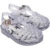 imagemini melissa Possession Kids Sandal  Comfortable Fisherman Style Kids Jelly Shoes for Toddlers and Girls Adjustable FitGlitter Clear