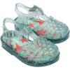 imagemini melissa Possession Kids Sandal  Comfortable Fisherman Style Kids Jelly Shoes for Toddlers and Girls Adjustable FitGlitter Green