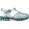 imagemini melissa Possession Kids Sandal  Comfortable Fisherman Style Kids Jelly Shoes for Toddlers and Girls Adjustable FitGlitter Green