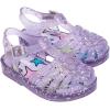 imagemini melissa Possession Kids Sandal  Comfortable Fisherman Style Kids Jelly Shoes for Toddlers and Girls Adjustable FitGlitter Lilac