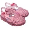 imagemini melissa Possession Kids Sandal  Comfortable Fisherman Style Kids Jelly Shoes for Toddlers and Girls Adjustable FitShiny Elements  Glitter Pink