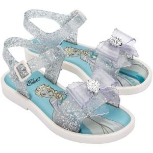 imagemini melissa Mar Girls Sandals  Bubble Jelly Sandal Summer Sandals for Girls Adjustable Ankle Strap Kids Jelly ShoesGlitter ClearWhite