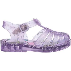 imagemini melissa Possession Kids Sandal  Comfortable Fisherman Style Kids Jelly Shoes for Toddlers and Girls Adjustable FitGlitter Lilac